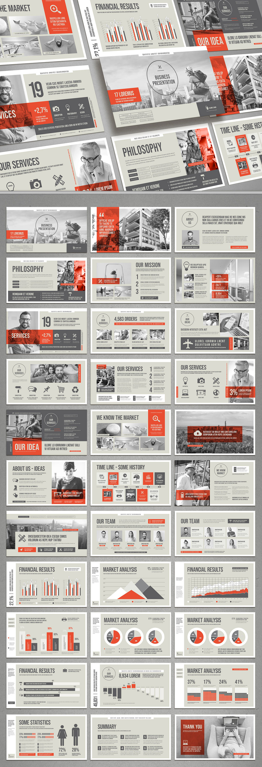 个性的企业或艺术设计工作室业务数据介绍画册模板（indd）