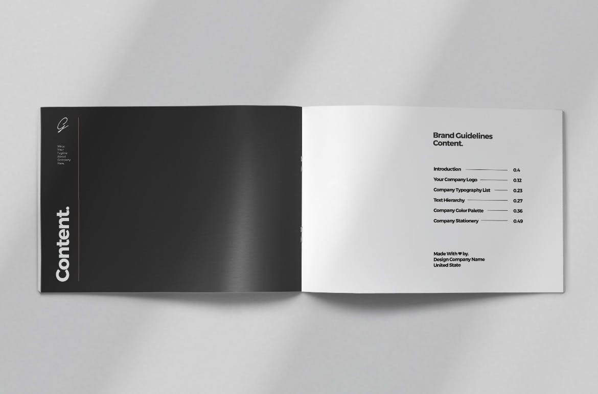 VI品牌风格设计指南手册下载（INDD）