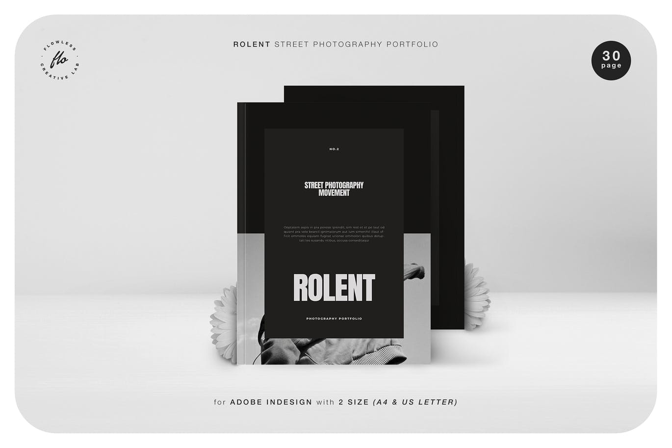 30页A4简约时尚杂志品牌手册画册宣传册房地产楼书设计模板