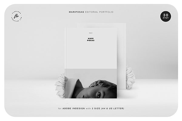 30页A4极简主义的产品目录时尚画册设计模板