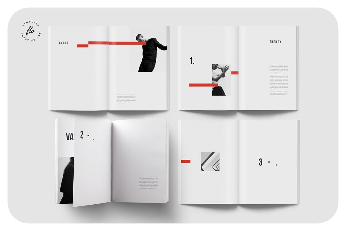 摄影作品集画册模板