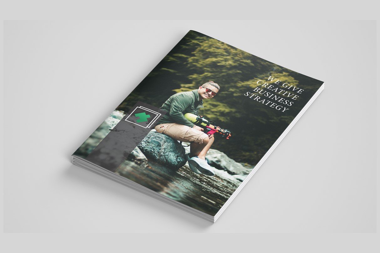 创意简约风格商业计划书/宣传册设计模板