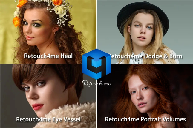 AI智能磨皮Retouch4me摄影后期修图PS插件