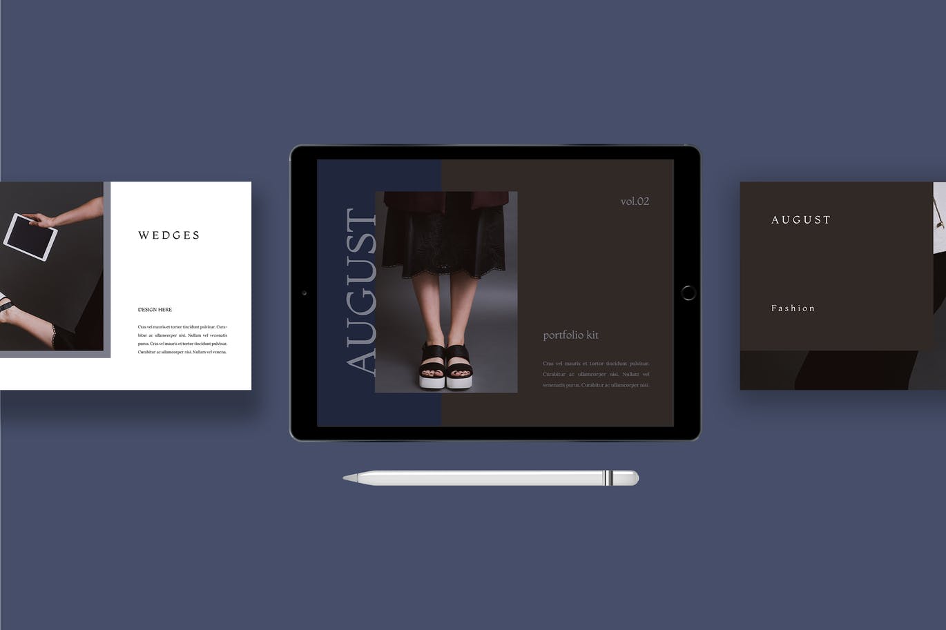 时尚的产品服务介绍画册模板（INDD）