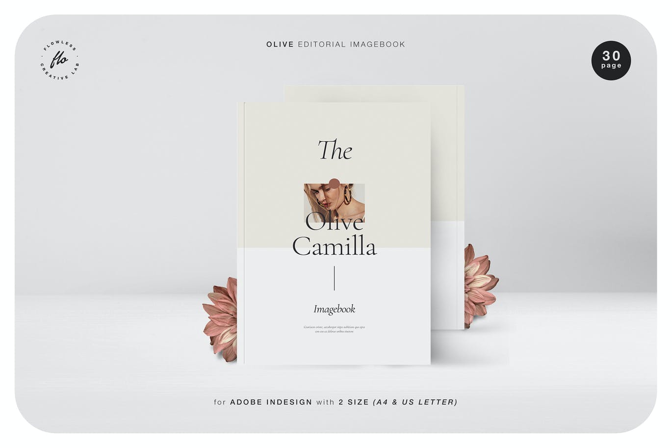 30页复古时尚高端服饰简约优雅品牌手册画册宣传册杂志设计模板