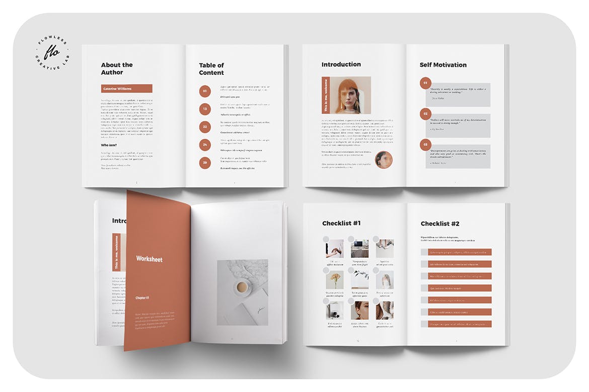 时尚创意极简杂志设计模板下载（INDD）