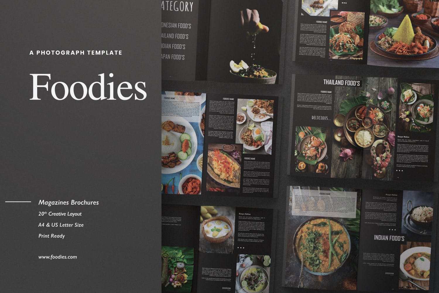 iPad版美食杂志模板下载（indd）