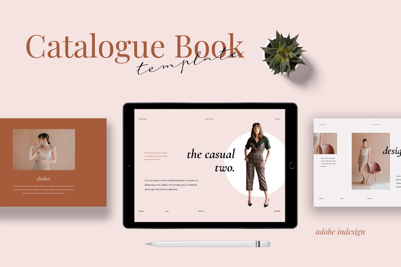 时尚高端专业优雅的高品质lookbook品牌手册VI设计模板