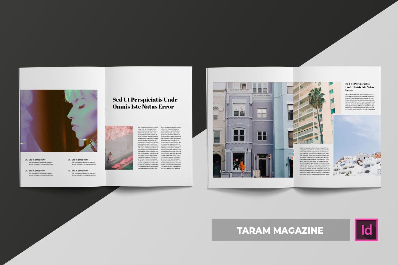 时尚杂志画册模板下载 [indd]