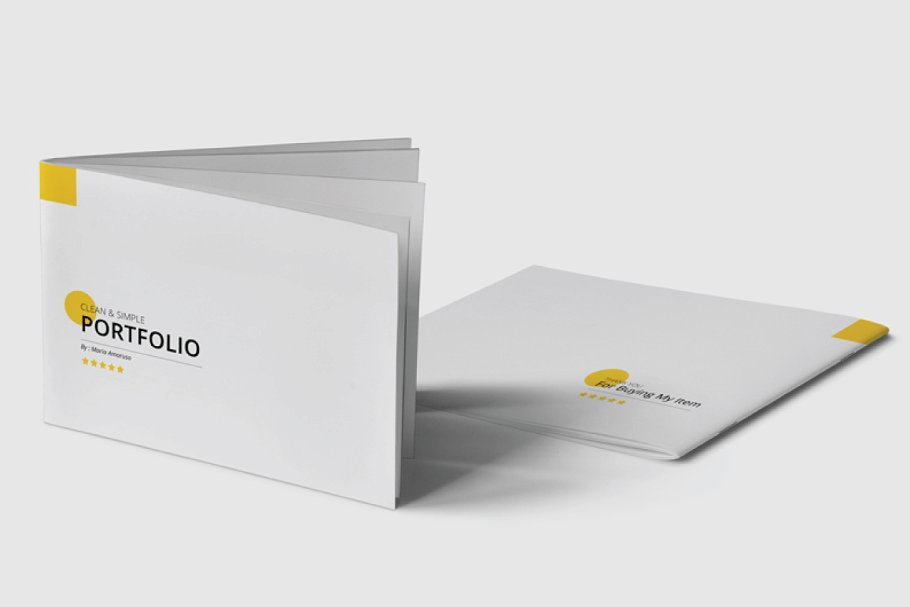 A5规格产品组合/室内设计图册模板