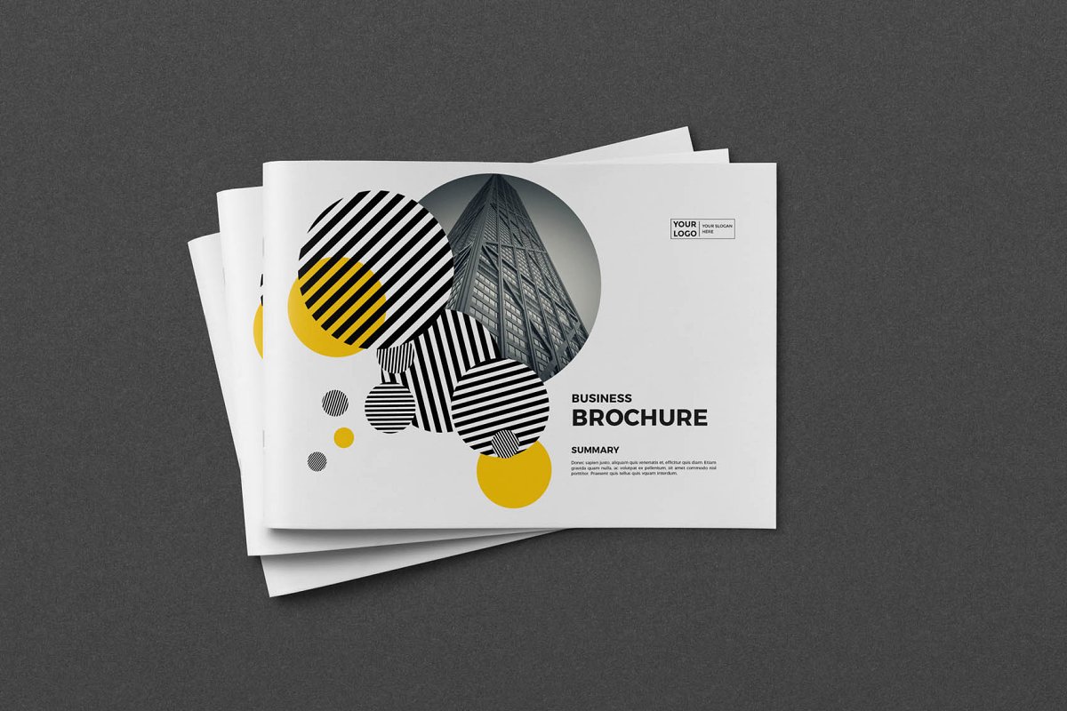 A5尺寸企业简介/业务手册模板[INDD]