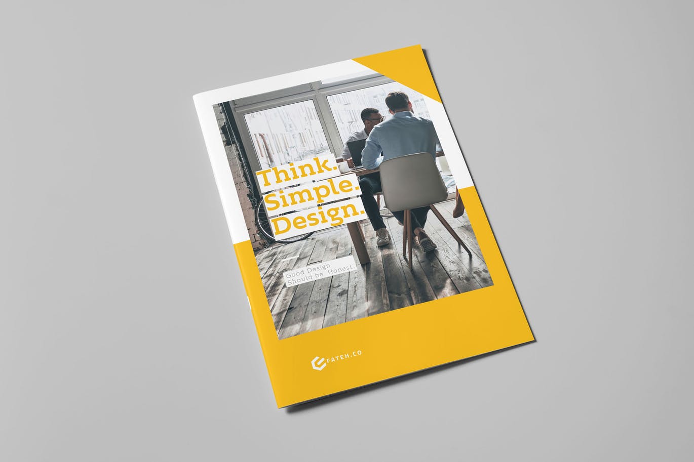 时尚清新专业高端简约商业手册画册宣传册杂志房地产楼书设计模板