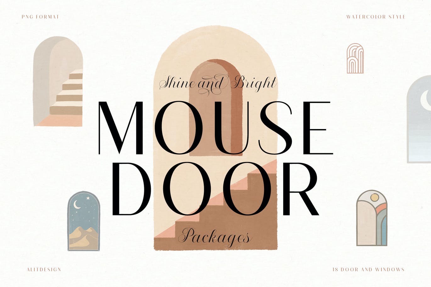 少见稀有的老鼠门插画大集合