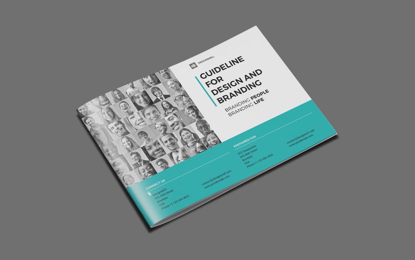 高端时尚好用的品牌手册企业VI设计手册设计模板