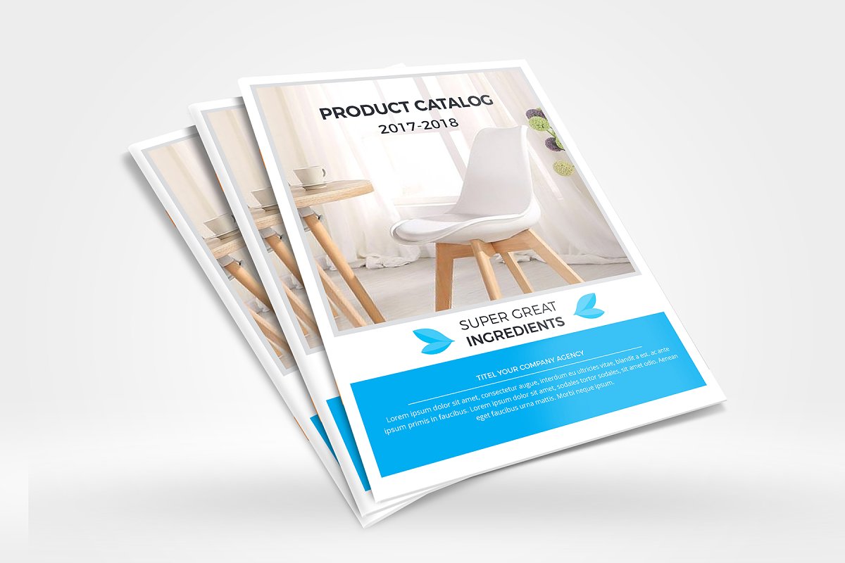 简约风格产品目录/企业产品画册设计模板