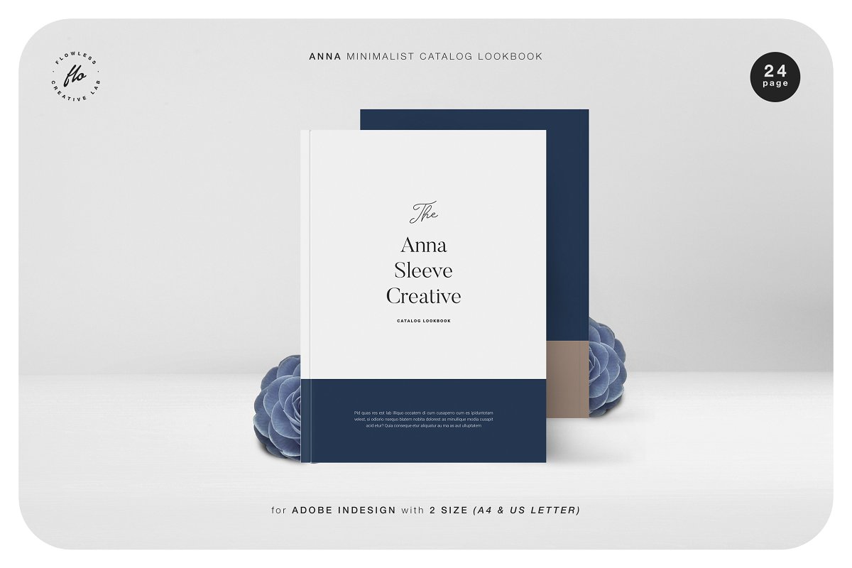 极简主义摄影杂志图册设计模板