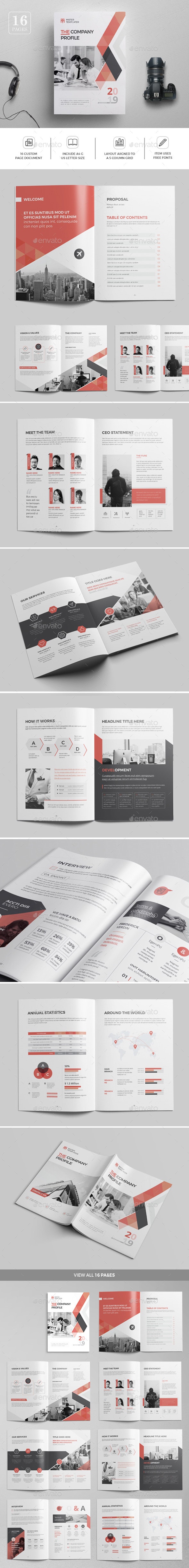 企业宣传册商业图册设计模板