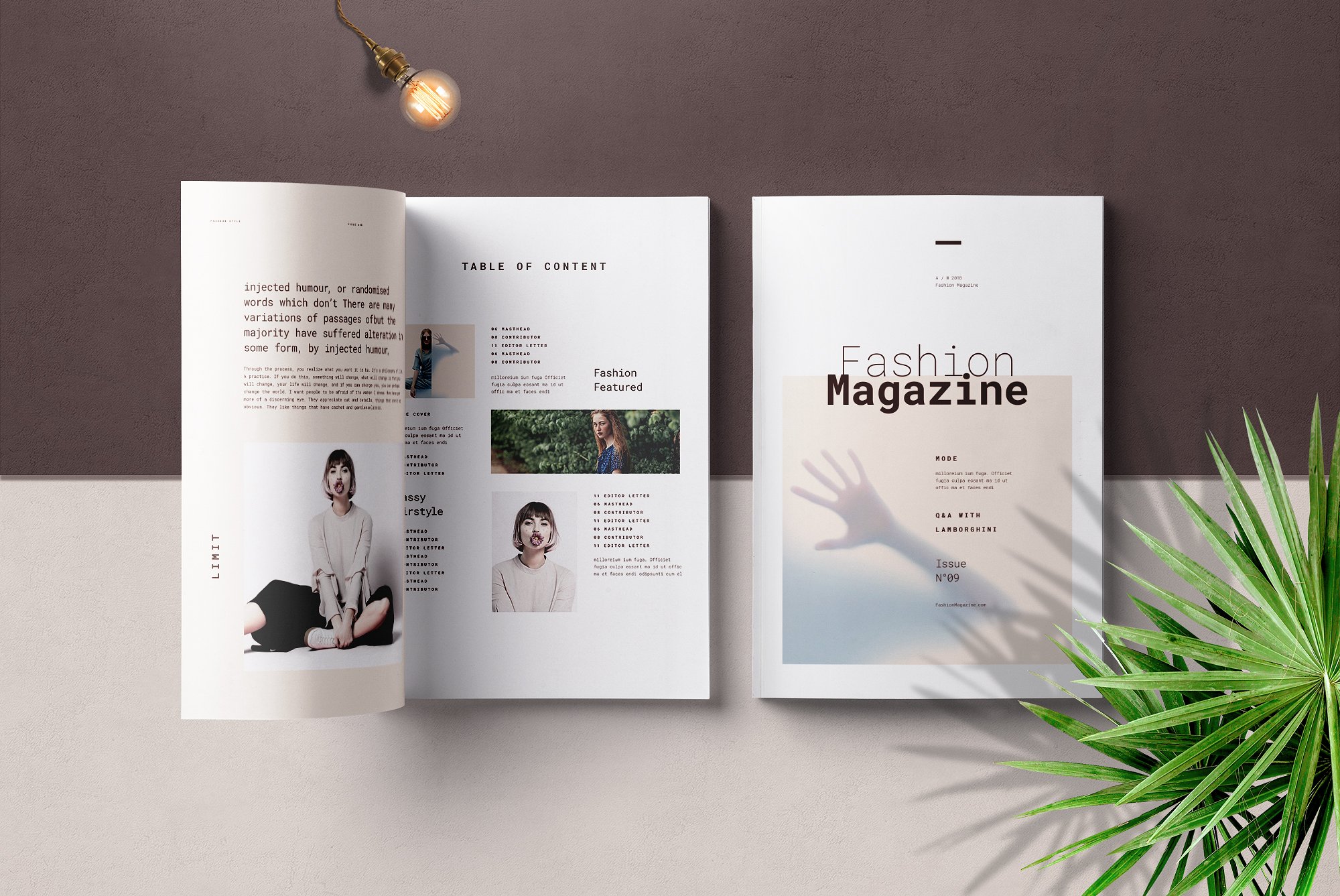 时尚杂志画册模板 Magazine Template