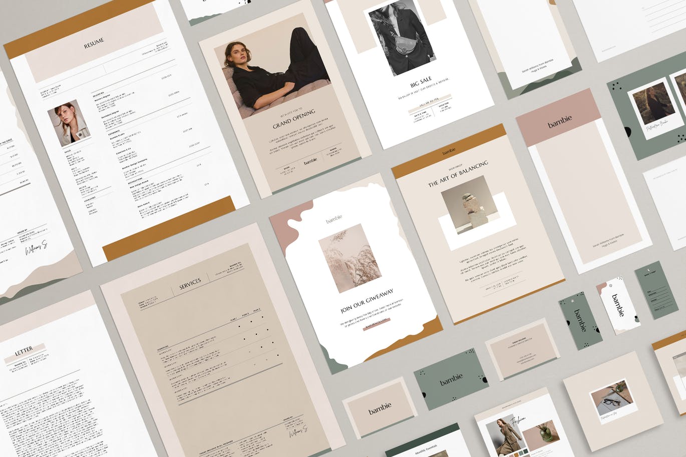 时尚宣传册画册杂志设计模板