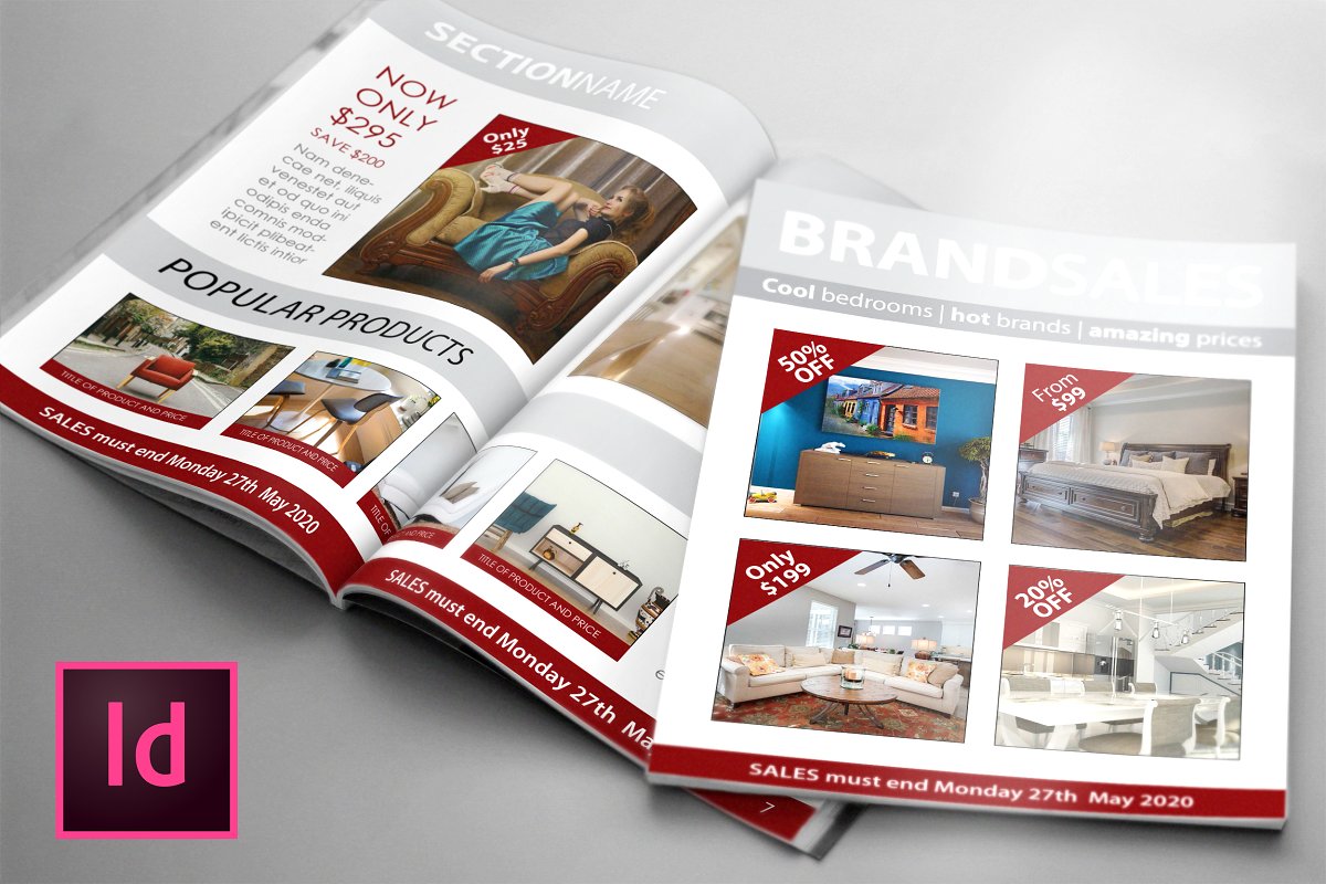 16页家具销售宣传册设计模板 画册模板