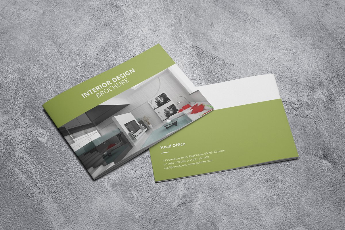 时尚家居室内设计手册模板