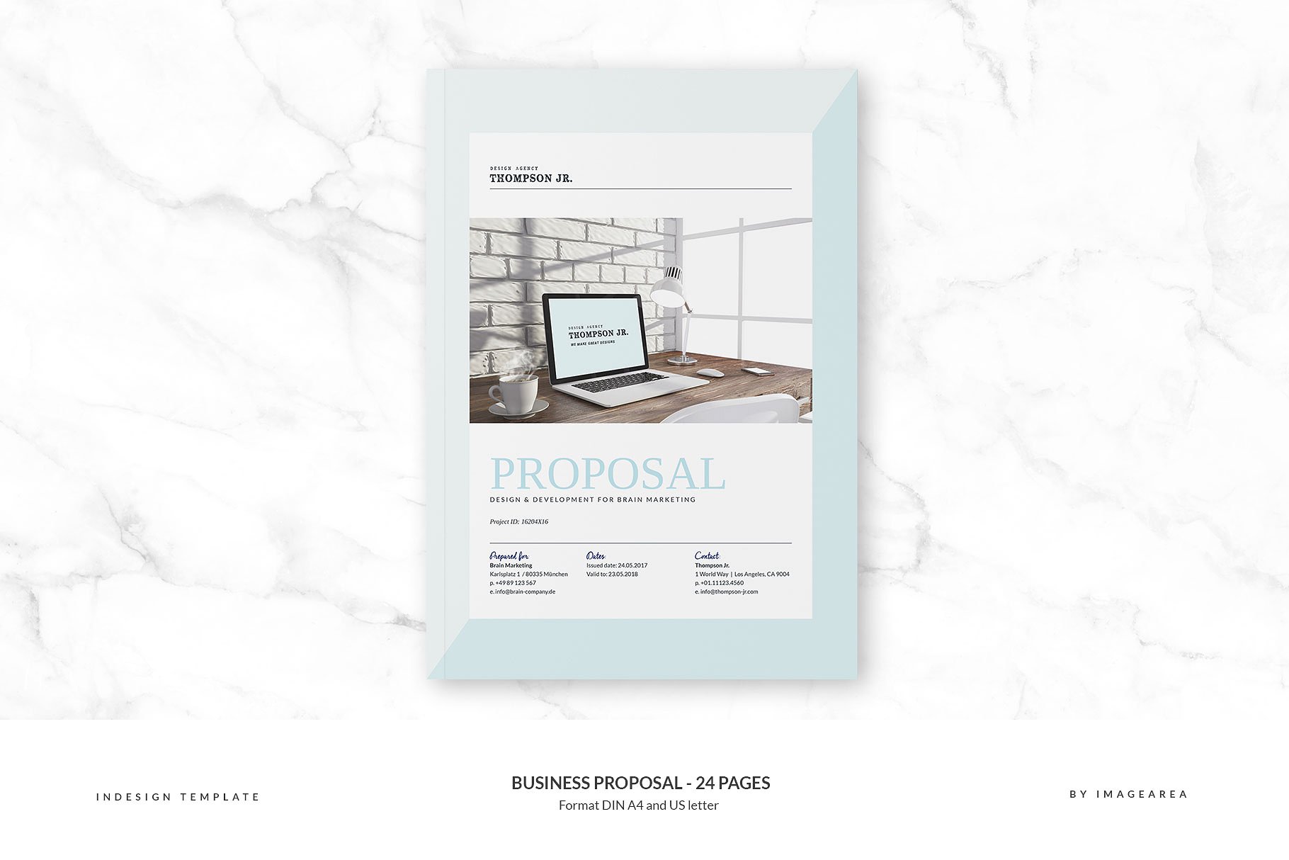 企业画册模板 Business Proposal – 24 pages