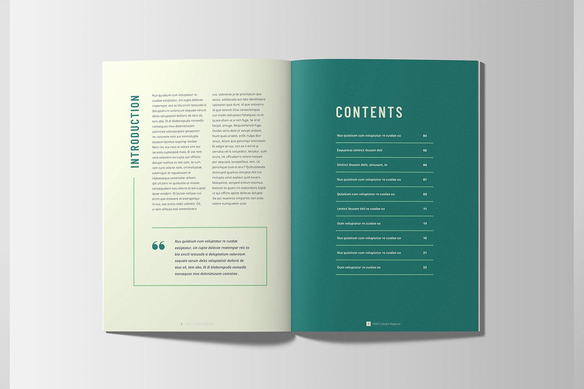 绿色植物学知识手册设计