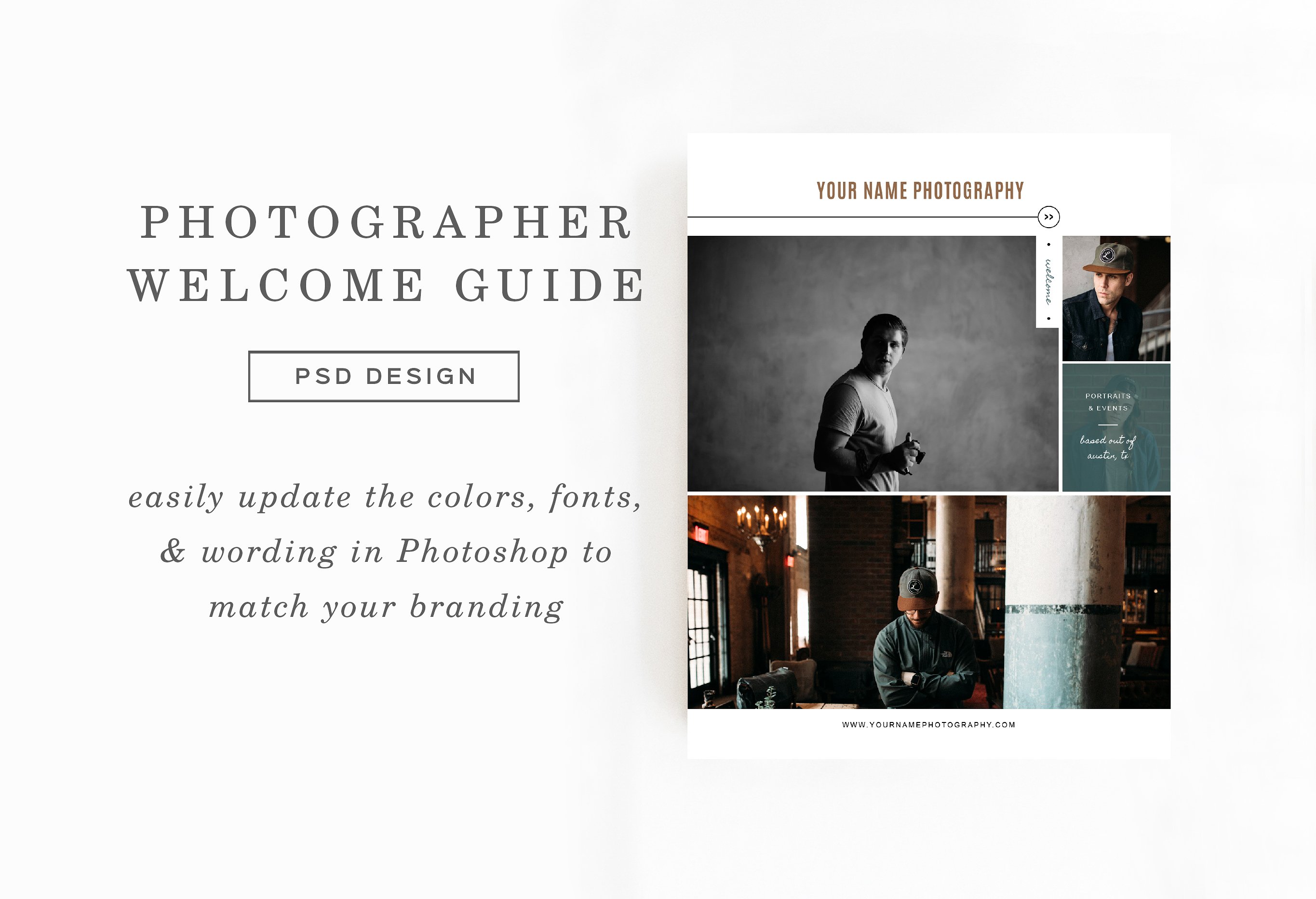 杂志画册模板 Photographer Magazine Template