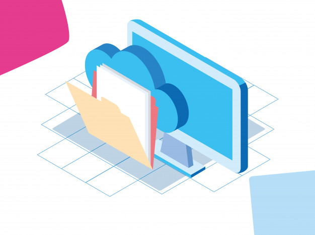 2.5D大数据云计算概念图