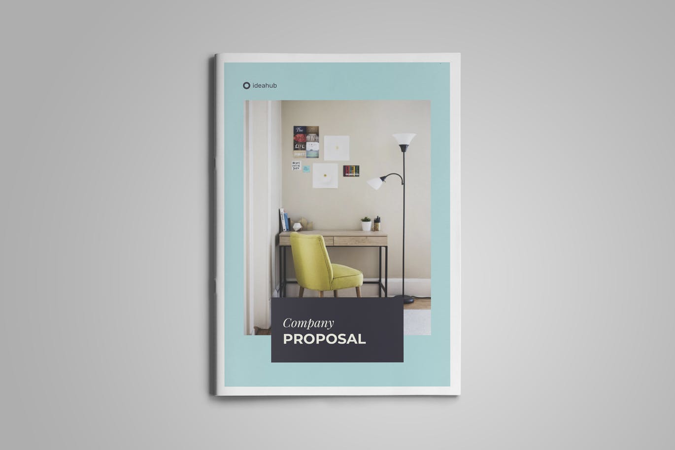 时尚室内设计商业计划书楼书杂志品牌手册画册宣传册设计模板（indd）