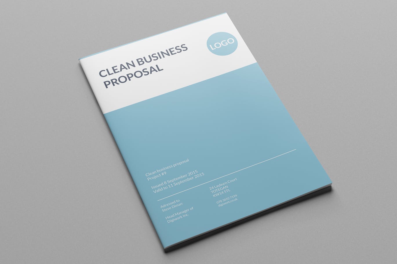 简约时尚多用途的品牌手册画册房地产楼书杂志设计模板（indd）