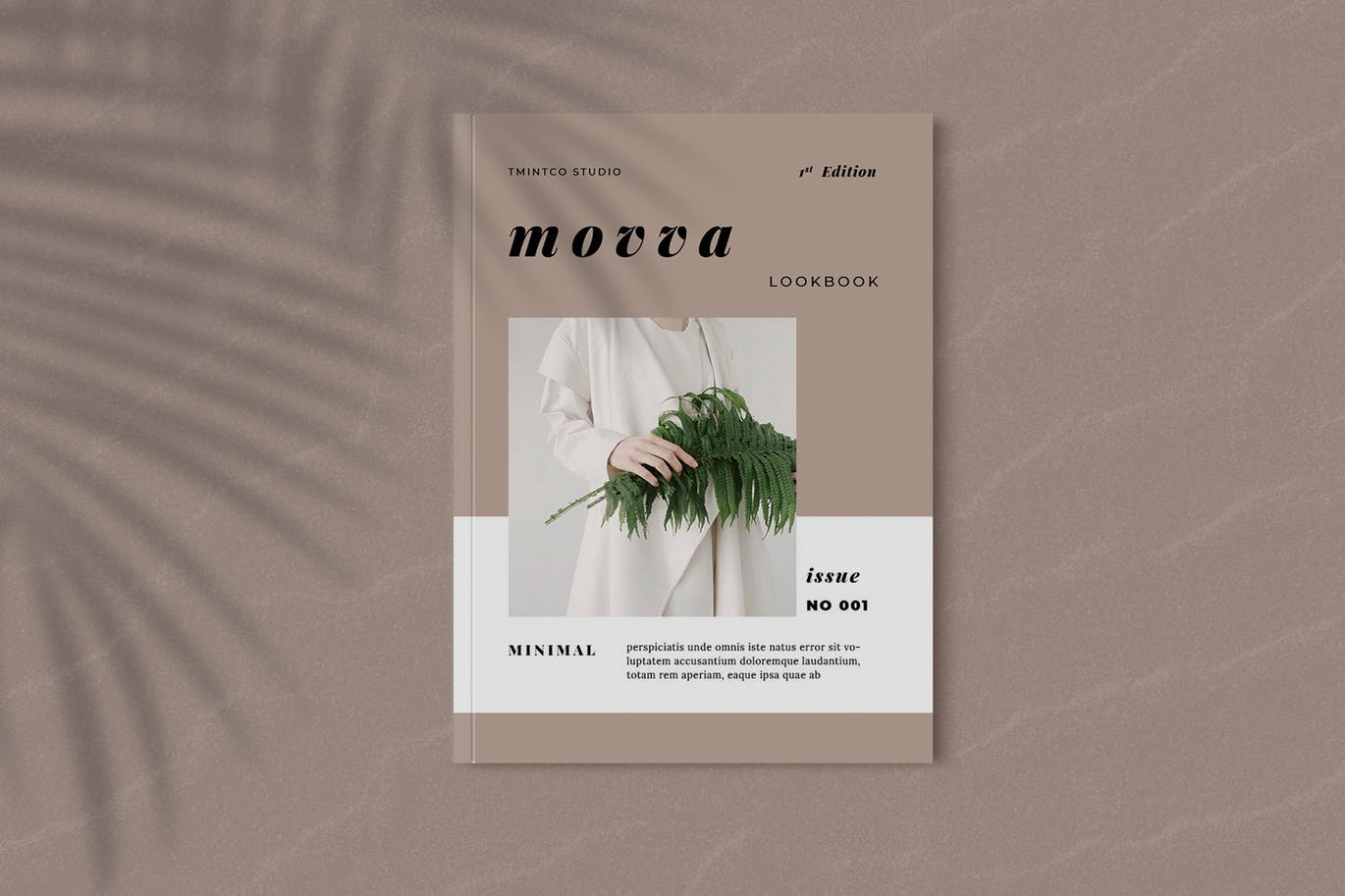 时尚高端简约产品目录时尚杂志品牌手册房地产楼书画册设计模板（indd）