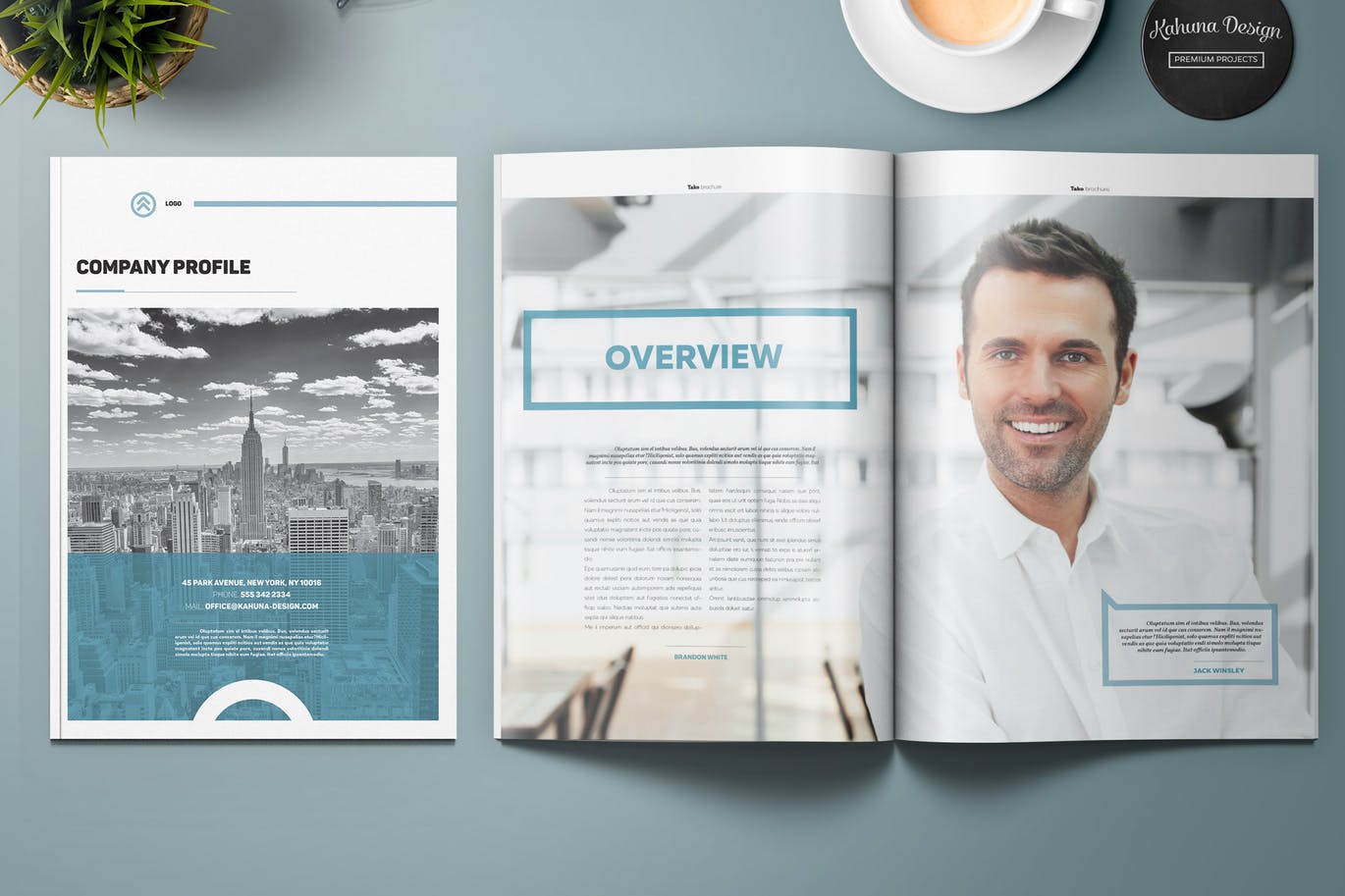 具有原始结构化编辑布局的通用画册楼书手册杂志设计模板