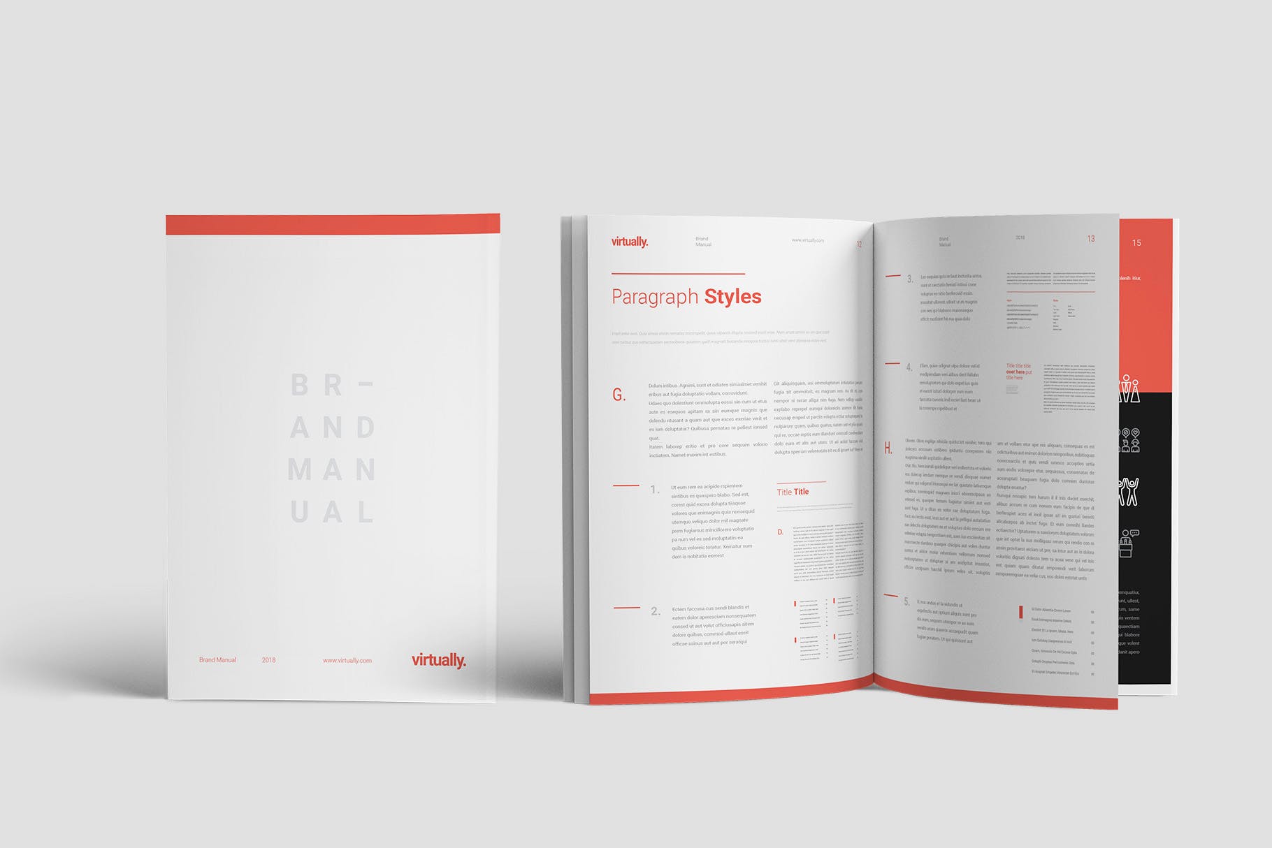 高端优雅的时尚品牌手册楼书画册杂志设计模板