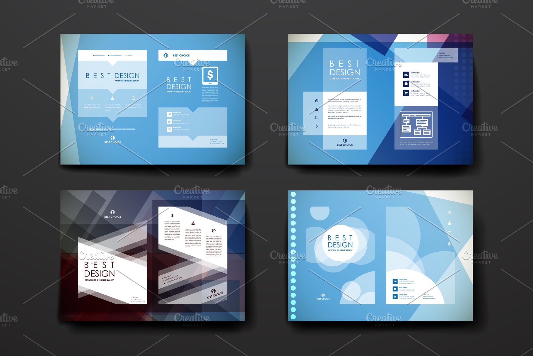 漂亮的画册模板 Beautiful Brochures