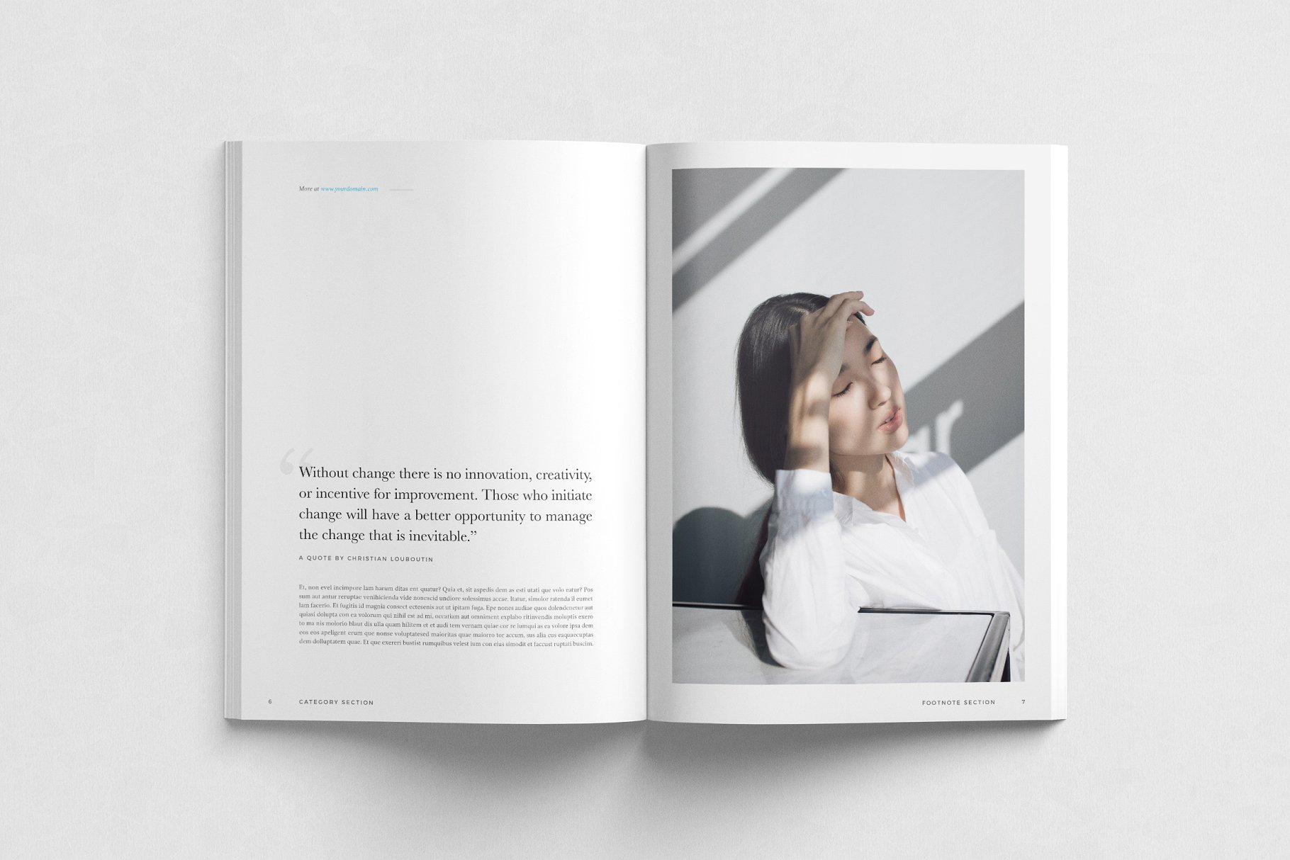 纽约风格的杂志画册模板 New York Magazine Template