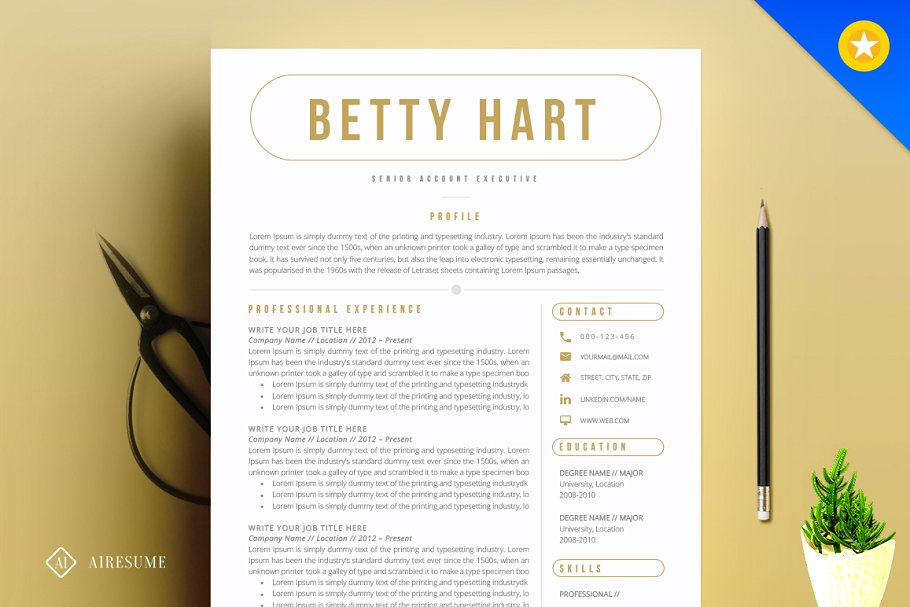 简历模板下载 Resume/CV Template