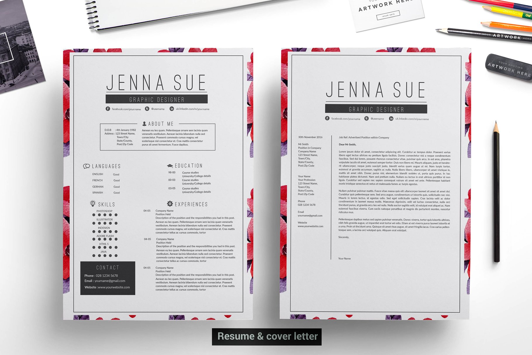 现代高端简历模板 Modern resume template