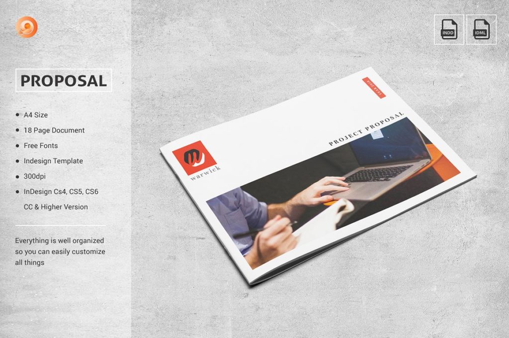 实用的企业画册模版下载[indd]