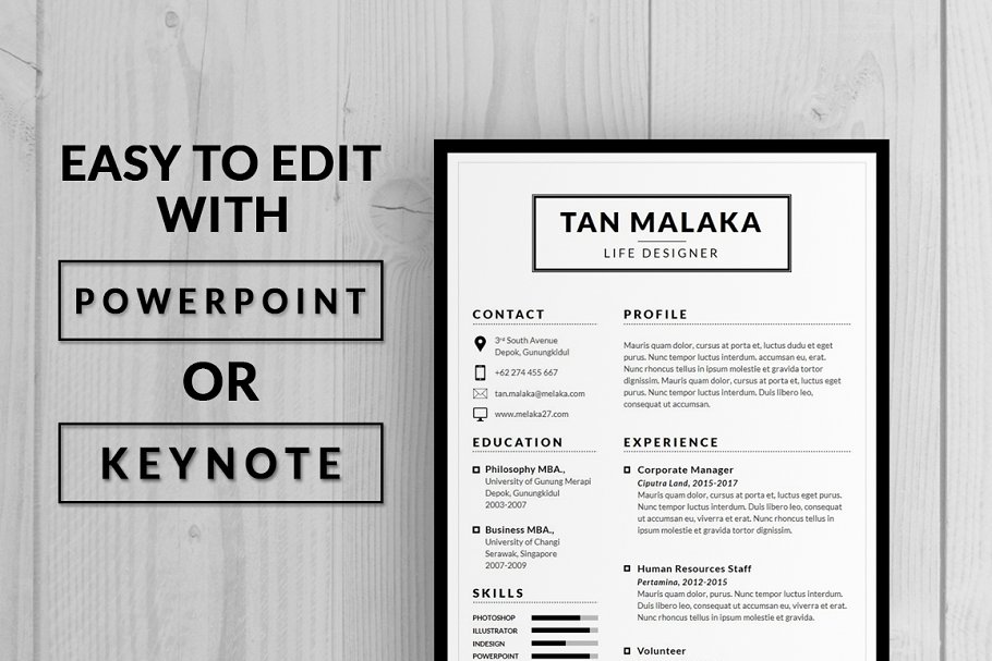 专业简历模板下载 Easy Resume