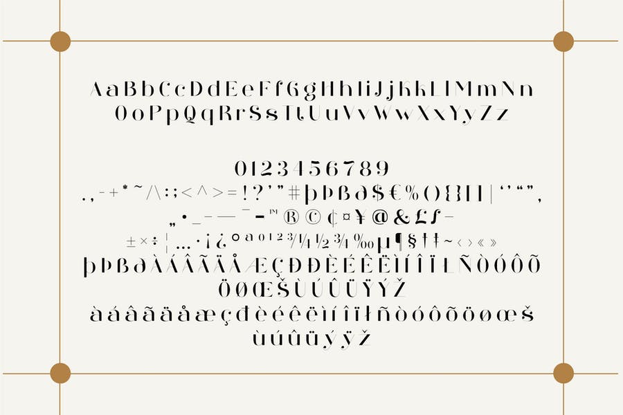 高端时尚清新可爱优雅的高品质Girlas英文字体设计