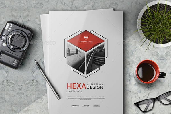 公司信息展示画册模版下载[indd]