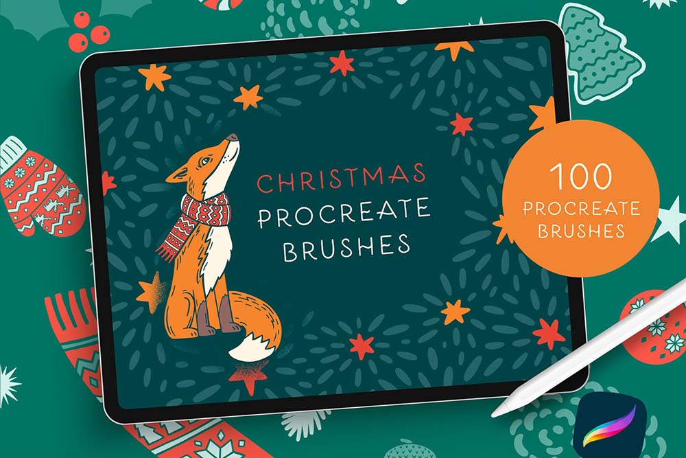 Procreate笔刷和字体素材