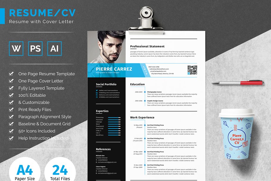 专业现代化简历模板 Modern Resume Template