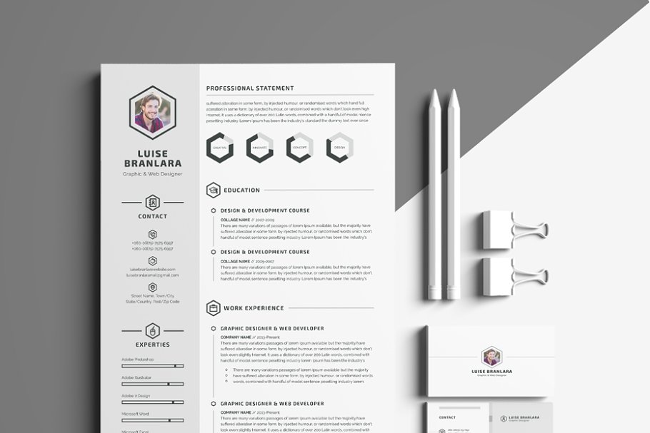 极简主义简历模版 Minimal Resume/CV