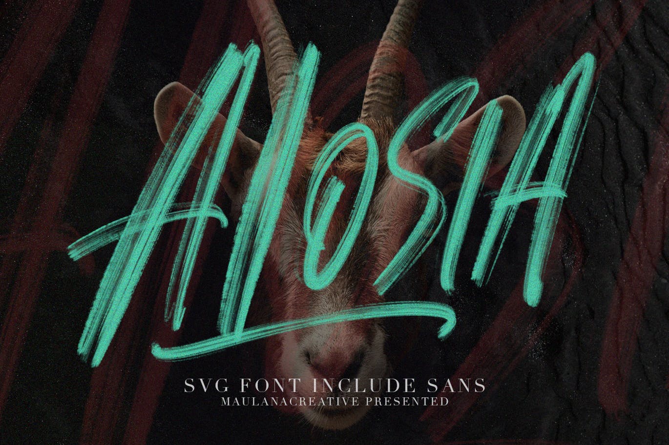 Fonts | 流畅潇洒大气涂鸦笔触毛边街头文化无衬线英文设计字体