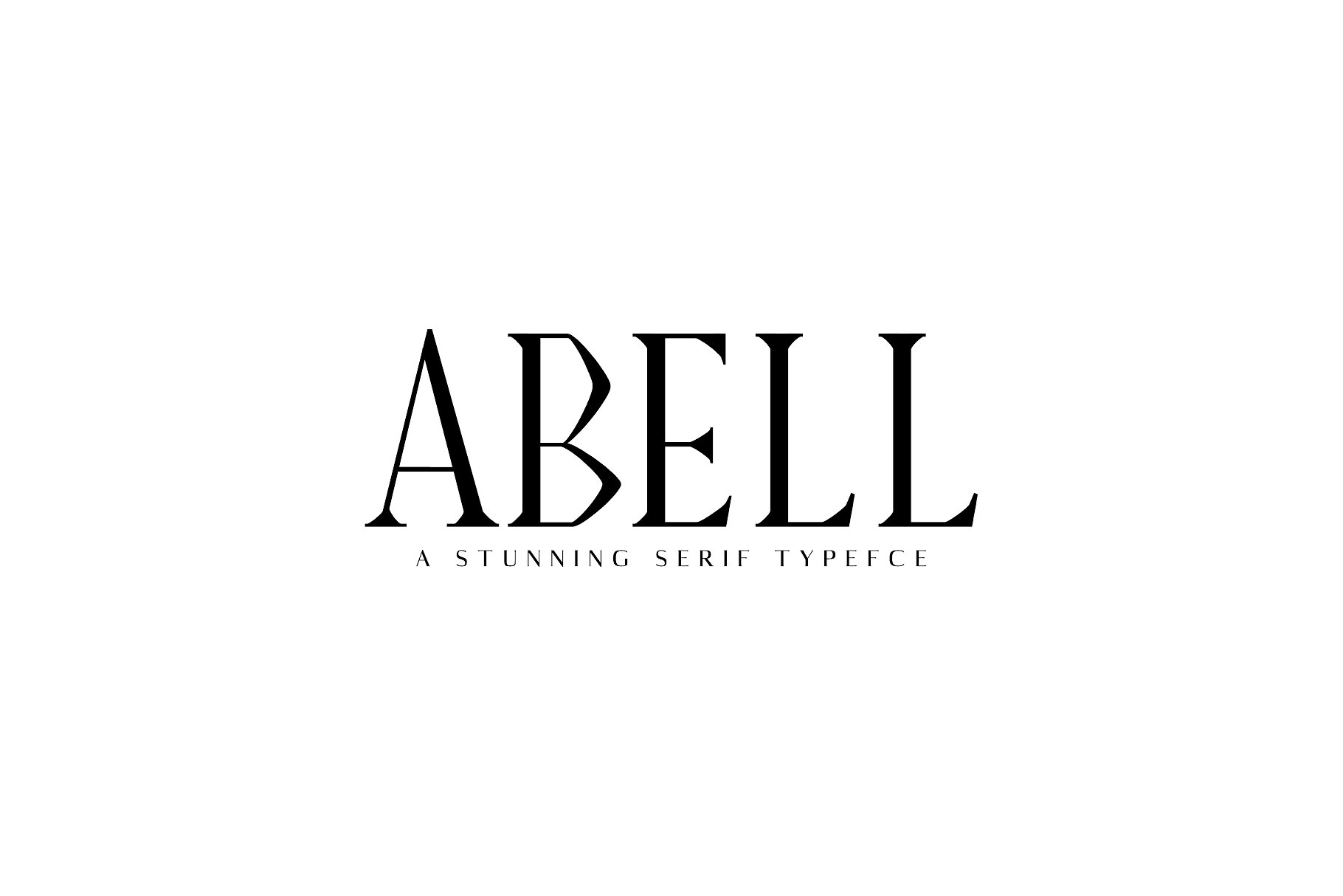 优雅设计字体 Abell Serif 6 Font Family Pack