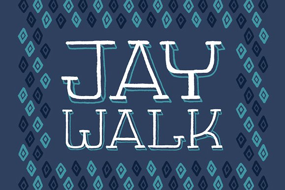 个性手写字体 Jaywalk