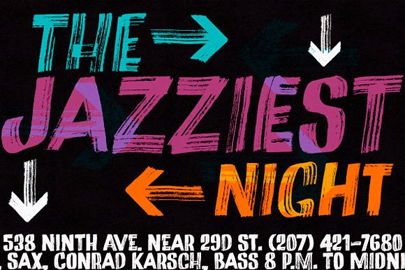 马克笔字体 Marker Aid Family