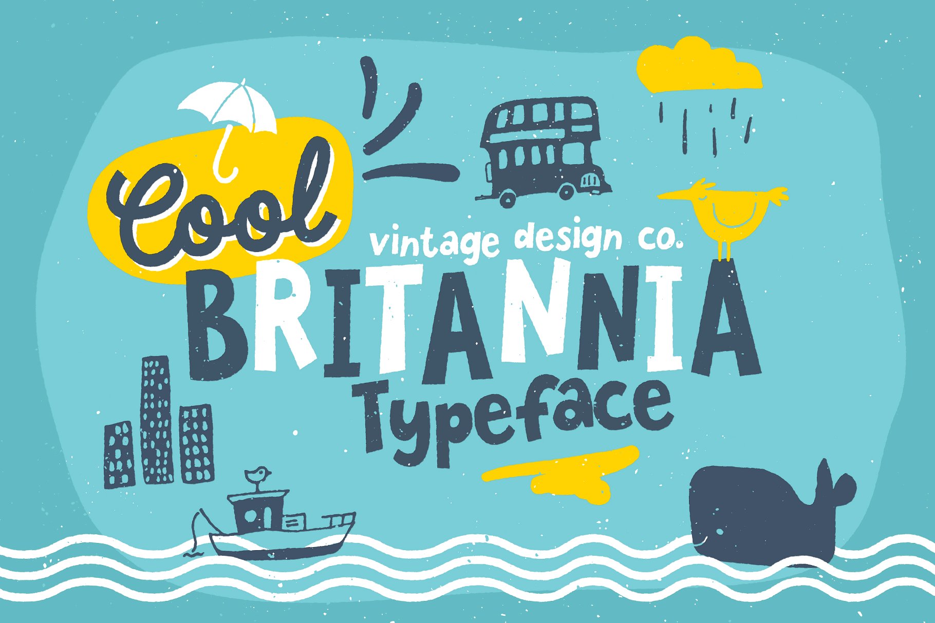 趣味酷炫字体 Cool Britannia – Typeface